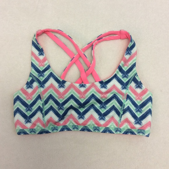 Ivivva Other - Ivivva chevron print sports bra